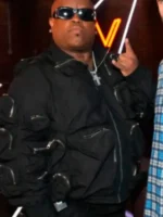 CeeLo Green Multi-Pocket Jacket front view showing pockets, closure, collar, and jacket structure