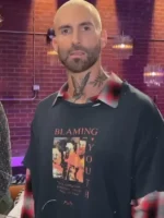 The Voice S29 Finale Adam Levine T-Shirt close-up showing fabric texture and fine details