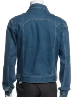 The Voice S29 John Legend Denim Jacket back view showing rear design, sleeve shape, and denim jacket fit
