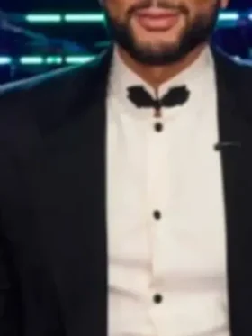 The Voice S29 John Legend Dress Shirt close-up view showing fabric texture and stitching