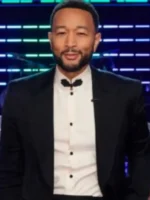 The Voice S29 John Legend Dress Shirt front view showing clean design and sharp formal fit