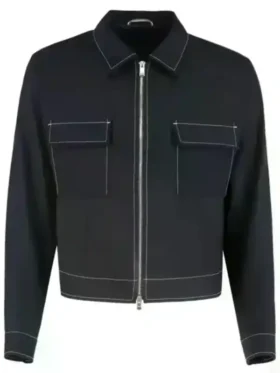 The Voice S29 Lucas West Flap Pocket Jacket view look showing flap pockets, collar, and casual fit