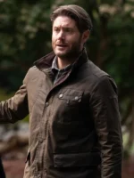 Tracker S03 Jensen Ackles Brown Jacket side view