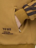 Close up of the Adidas x Wales Bonner x Y-3 Track Jacket showing the rib knitted cuffs.