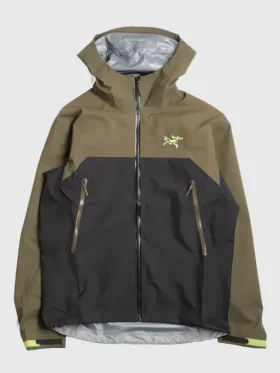 Full front profile layout view showcasing the sleek color blocking of the Arirang Suga Stanford Stadium Jacket.