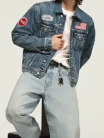 Coca Cola Patch Blue Denim Trucker Jacket