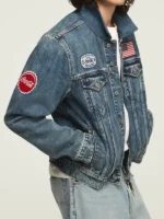 Coca Cola Patch Blue Denim Trucker Jacket