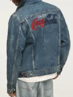 Coca Cola Patch Blue Denim Trucker Jacket