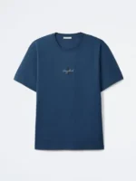 The vibrant new blue edition of the Jung Kook Calvin Klein Monogram T Shirt.