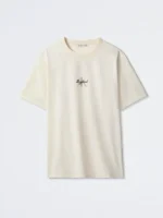 A crisp front profile of the Jung Kook Calvin Klein Monogram T Shirt in a premium cut.