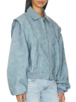 A premium standalone profile of the tailored Lioness Vista Bomber Jacket for women.