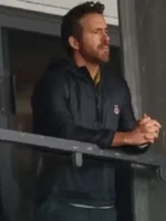 Full front profile view highlighting the clean technical tailoring of the National League Ryan Reynolds Jacket.