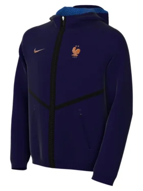 2026 Nike France Youth Anthem Jacket Front View