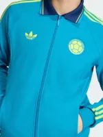 Adidas Colombia Anthem Jacket Close-Up View