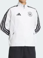 Adidas Germany Anthem White Jacket Front View