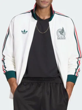Adidas Mexico Anthem Jacket Closure View