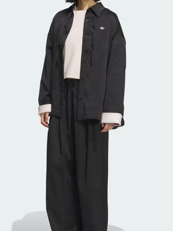 Adidas New Chinese Shirt Jacket Full View