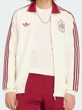 Adidas Spain Anthem Jacket Closure View