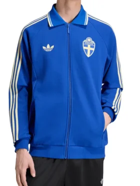Adidas Sweden Anthem Jacket Front View