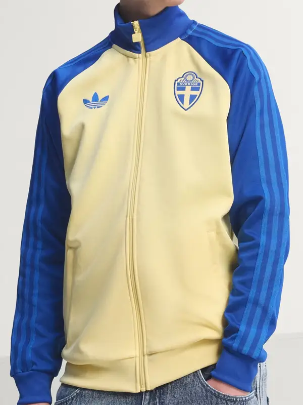 Adidas Sweden Originals Track Top Front View Adidas Sweden Originals Track Top Front View