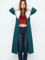 Allie Hayes Off Campus Denim Coat Front View