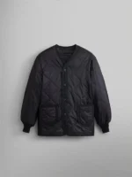 Alpha Industries ALS92 Liner Jacket Black Front View