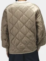 Alpha Industries ALS92 Liner Jacket Khaki Color Back Look