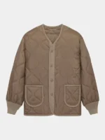 Alpha Industries ALS92 Liner Jacket Khaki Color Front View
