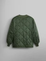 Alpha Industries ALS92 Liner Jacket Olive Green Back View