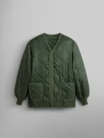 Alpha Industries ALS/92 Liner Jacket Olive Green Front View