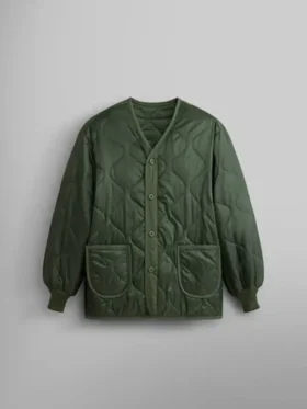 Alpha Industries ALS/92 Liner Jacket Olive Green Front View