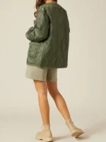 Alpha Industries ALS92 Liner Jacket Olive Green Side Look