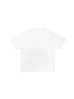 White Bape X CR7 Life Baby Milo Relaxed Fit Tee bringing a clean fresh colorway to the iconic Baby Milo x CR7 design