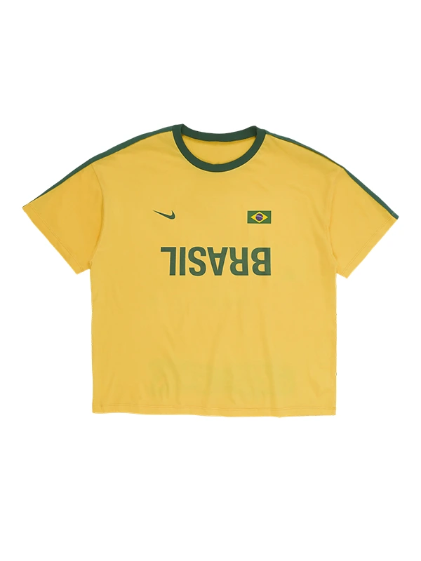 CJ X NIKE BRASIL TOTAL 90 T-SHIRT FRONT VIEW