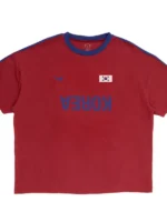 CJ X NIKE KOREA TOTAL 90 T-SHIRT CLOSE-UP VIEW