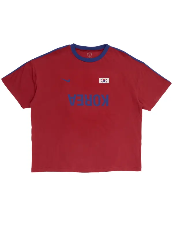 CJ X NIKE KOREA TOTAL 90 T-SHIRT FRONT VIEW