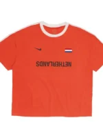 CJ X NIKE NETHERLANDS TOTAL 90 TEE CLOSE-UP VIEW