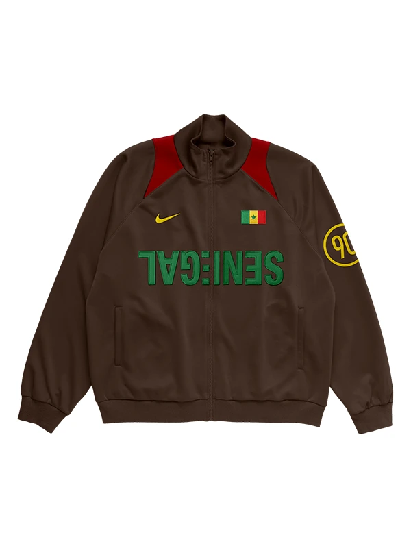 CJ X NIKE SENEGAL TOTAL 90 ANTHEM JACKET FRONT VIEW