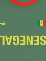 CJ X NIKE SENEGAL TOTAL 90 TEE CLOSE-UP VIEW