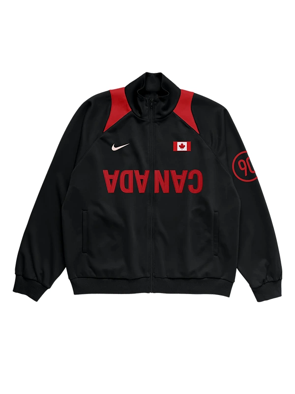 CJ X NIKE TOTAL 90 CANADA ANTHEM JACKET FRONT VIEW