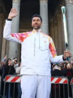 Cortina 2026 Olympics Torchbearers Jacket Front View