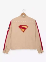 DC Comics Movie Supergirl 2026 Beige Jacket Back View