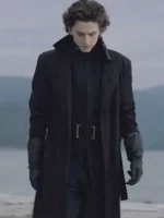 Dune Timothee Chalamet Black Wool Coat