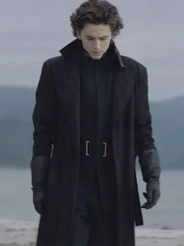 Dune Timothee Chalamet Black Wool Coat Dune Timothee Chalamet Black Wool Coat