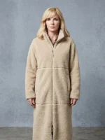 Dutton Ranch Beth Dutton Sherpa Coat Front View