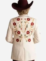 Dutton Ranch Beulah Jackson Floral Blazer Back View