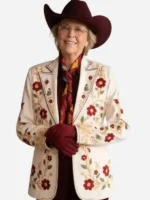 Dutton Ranch Beulah Jackson Floral Blazer Closure View