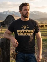 Dutton Ranch Black T-Shirt