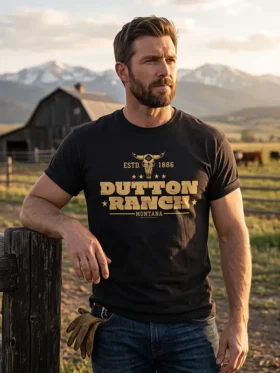 Dutton Ranch Black T-Shirt