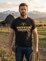 Dutton Ranch Black T-Shirt View